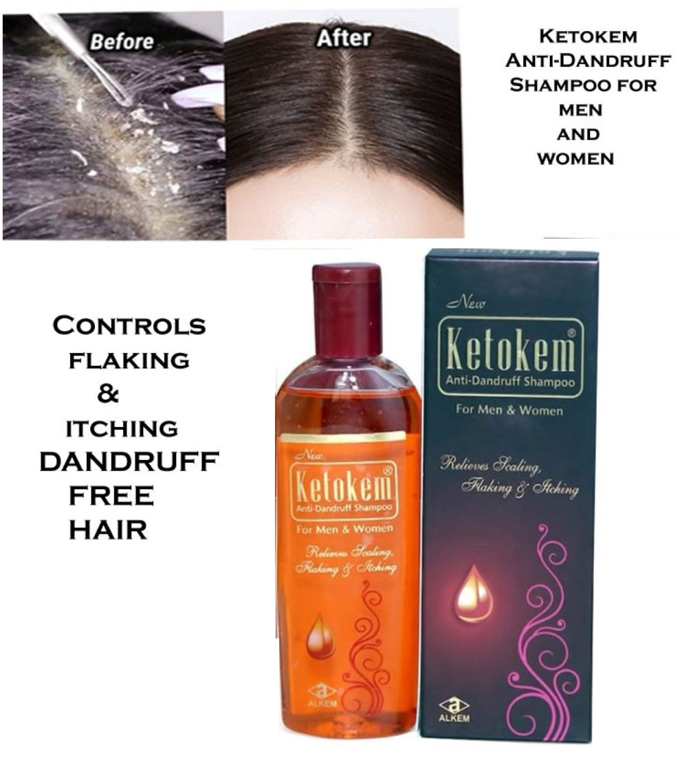 New Ketokem - Bottle of 110ml Anti-Dandruff Shampoo Pack of - 1