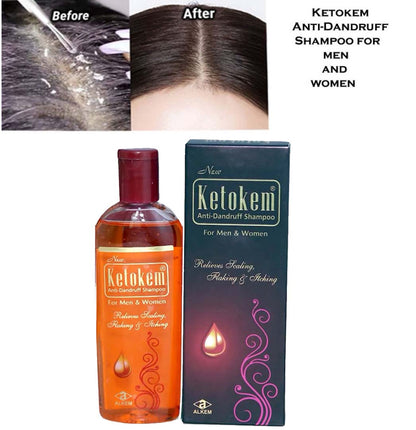 New Ketokem - Bottle of 110ml Anti-Dandruff Shampoo Pack of - 1