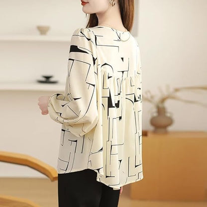 TOPLOT Women Shirt || Tops for Women || Western Tops for Woman Stylish || Trendy || Oversized (5233)