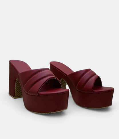 MONAQI Comfortable Fashion Synthetic Heels Sandal for Women