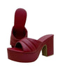 MONAQI Comfortable Fashion Synthetic Heels Sandal for Women