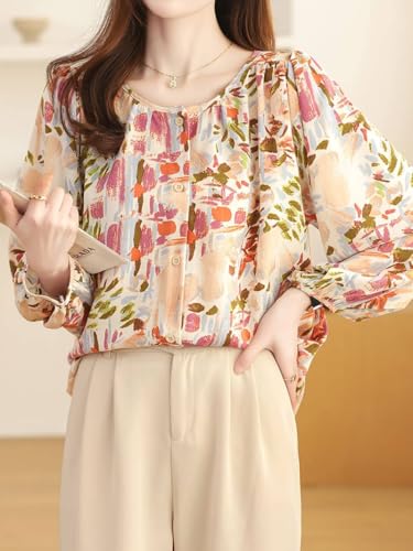 TOPLOT Women Shirt || Tops for Women || Western Tops for Woman Stylish || Trendy || Oversized (5233)