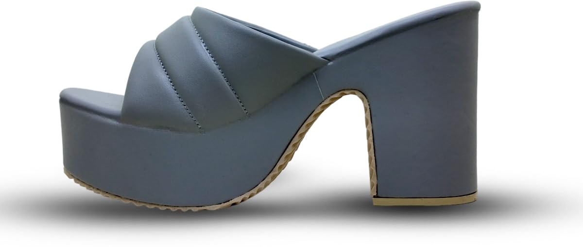 MONAQI Comfortable Fashion Synthetic Heels Sandal for Women