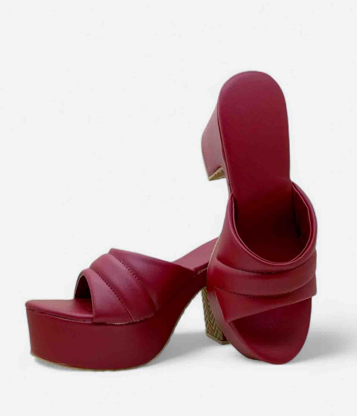 MONAQI Comfortable Fashion Synthetic Heels Sandal for Women
