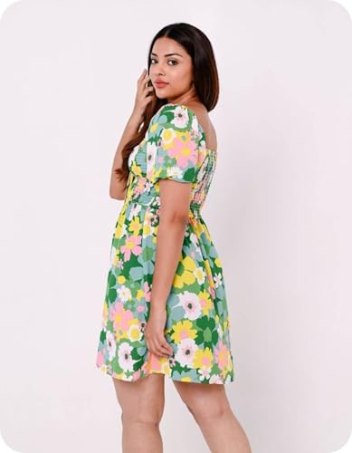GRECIILOOKS Printed Maxi Dress for Women | Trendy Long One Piece Summer Outfit | Lightweight Flared Dress for Casual & Holiday