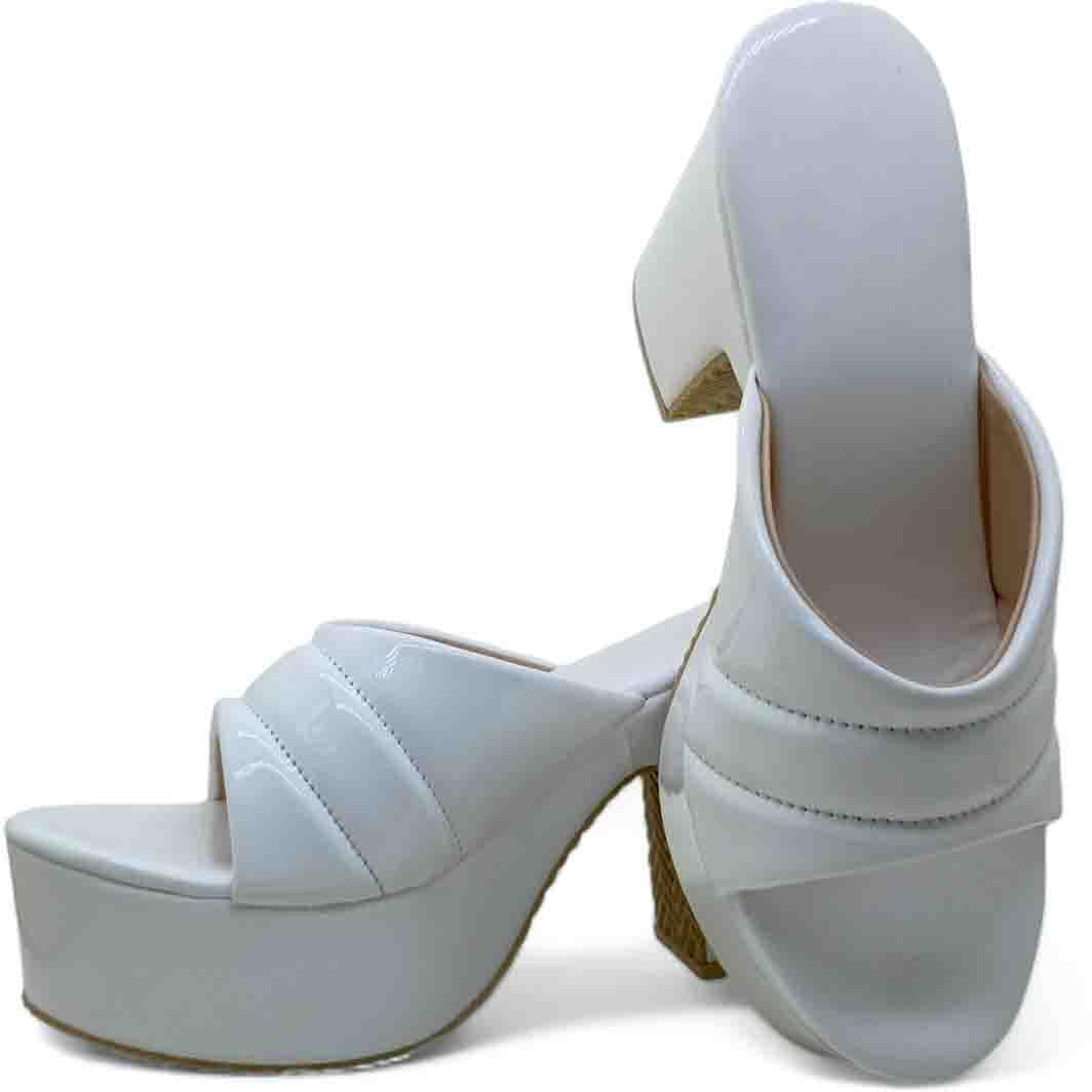 MONAQI Comfortable Fashion Synthetic Heels Sandal for Women
