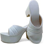 MONAQI Comfortable Fashion Synthetic Heels Sandal for Women