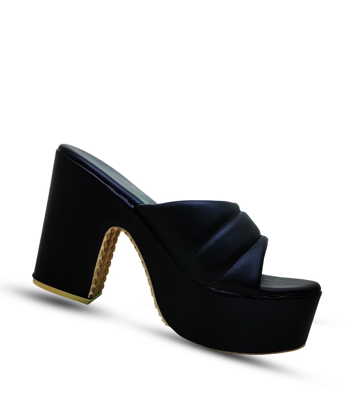 MONAQI Comfortable Fashion Synthetic Heels Sandal for Women