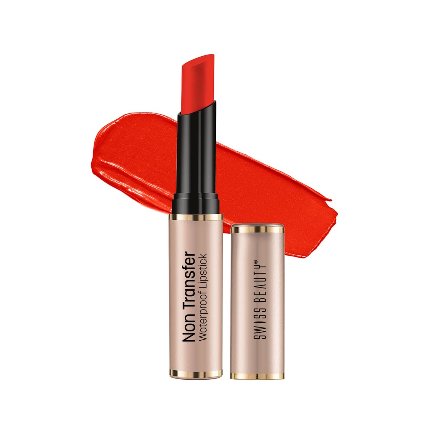 Swiss Beauty Non-Transfer Waterproof Lipstick with Jojoba Seed Oil | Matte Finish | Long-Lasting | Highly Pigmented | Shade- Royal Maroon, 3gm