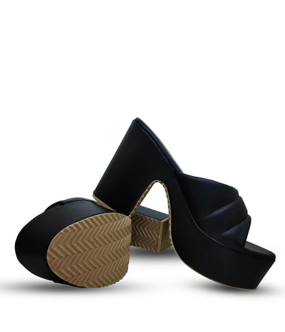 MONAQI Comfortable Fashion Synthetic Heels Sandal for Women