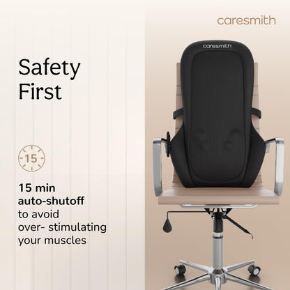Caresmith Revive Cushion Massager Machine for Pain Relief | Neck and Back Pain Relief with Shaitsu Infrared Heat Therapy | 1 Year Warranty