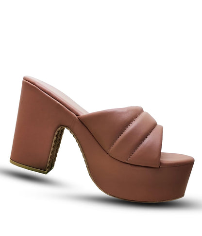 MONAQI Comfortable Fashion Synthetic Heels Sandal for Women