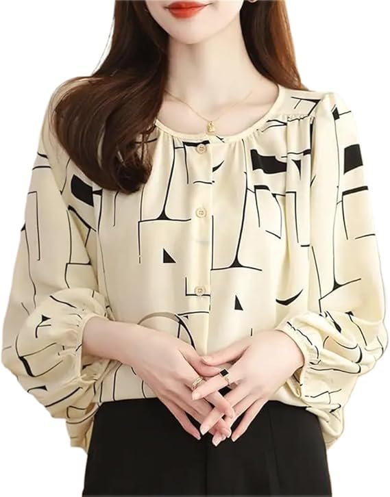 TOPLOT Women Shirt || Tops for Women || Western Tops for Woman Stylish || Trendy || Oversized (5233)