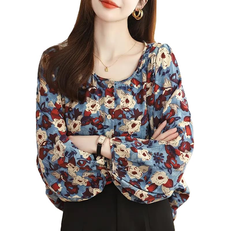 TOPLOT Women Shirt || Tops for Women || Western Tops for Woman Stylish || Trendy || Oversized (5233)