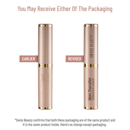 Swiss Beauty Non-Transfer Waterproof Lipstick with Jojoba Seed Oil | Matte Finish | Long-Lasting | Highly Pigmented | Shade- Royal Maroon, 3gm