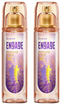 Engage W2 Perfume Spray For Women, Floral and Fruity, Skin Friendly, 120ml (Pack of 2)