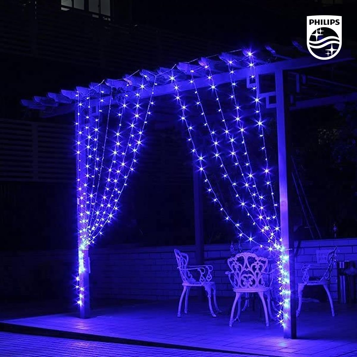 PHILIPS Starlit 12 Meter 72 LEDs String Light for Decoration | Festival LED String Light for Diwali, Christmas and Home Decoration| Red, Pack of 1,Polycarbonate