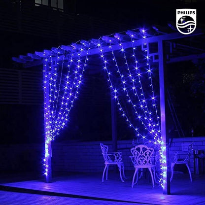 PHILIPS Starlit 12 Meter 72 LEDs String Light for Decoration | Festival LED String Light for Diwali, Christmas and Home Decoration| Red, Pack of 1,Polycarbonate