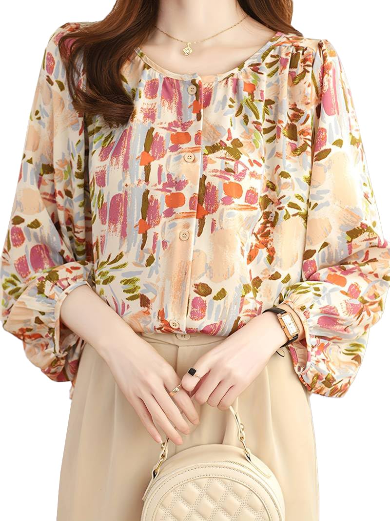 TOPLOT Women Shirt || Tops for Women || Western Tops for Woman Stylish || Trendy || Oversized (5233)