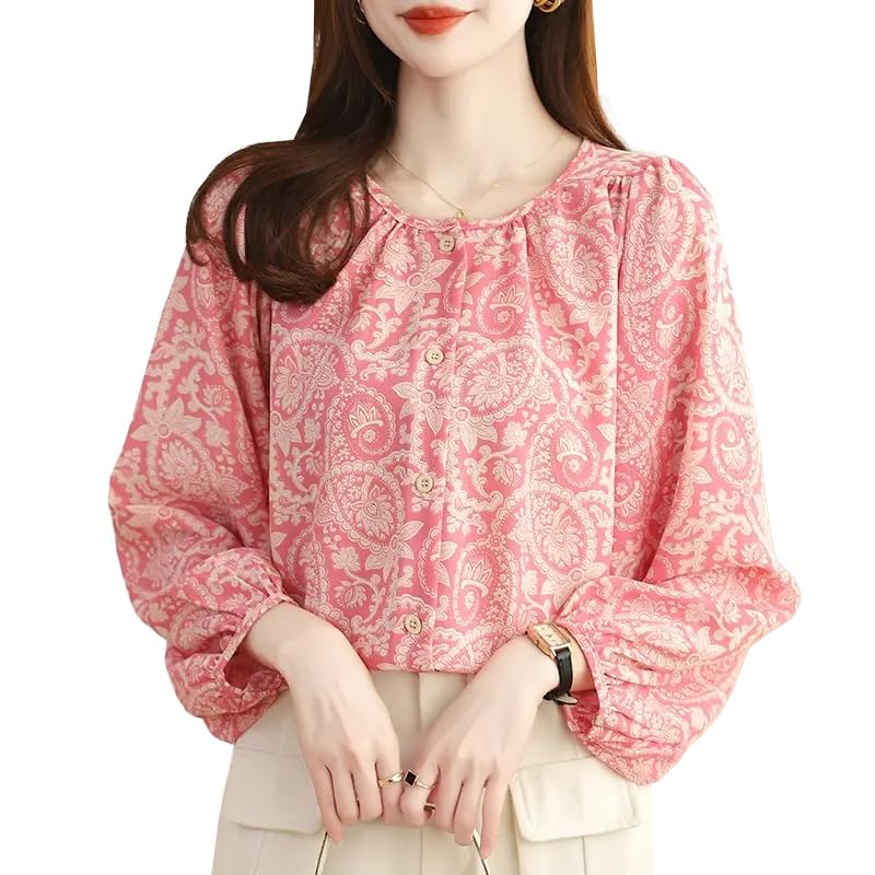 TOPLOT Women Shirt || Tops for Women || Western Tops for Woman Stylish || Trendy || Oversized (5233)
