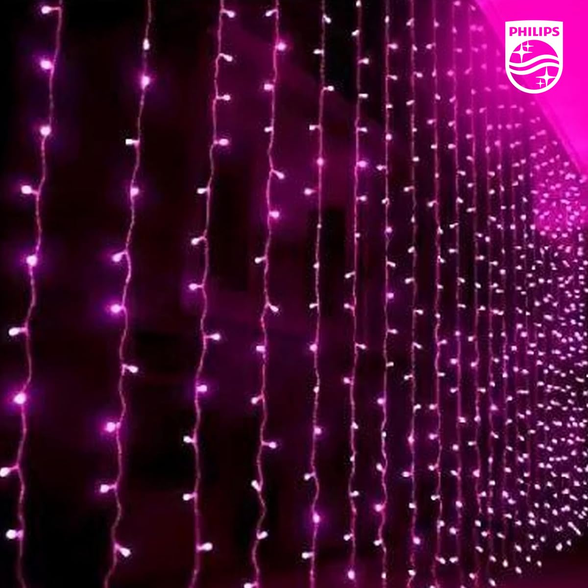PHILIPS Starlit 12 Meter 72 LEDs String Light for Decoration | Festival LED String Light for Diwali, Christmas and Home Decoration| Red, Pack of 1,Polycarbonate