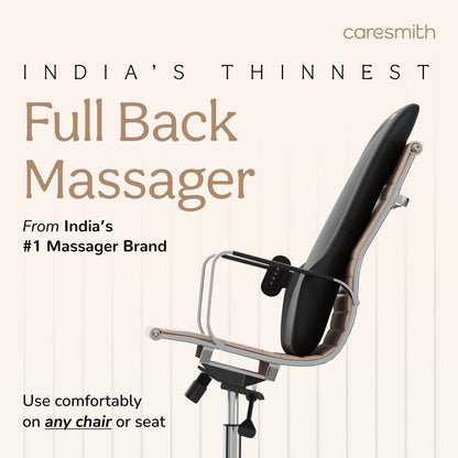 Caresmith Revive Cushion Massager Machine for Pain Relief | Neck and Back Pain Relief with Shaitsu Infrared Heat Therapy | 1 Year Warranty
