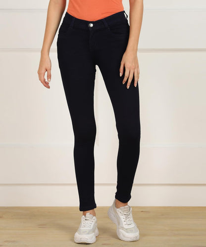 Nifty Women's Cotton Blend Stretchable Mid Rise Jeans