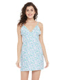 Clovia Women's Cotton Pretty Florals Short Night Dress