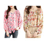 TOPLOT Women Shirt || Tops for Women || Western Tops for Woman Stylish || Trendy || Oversized (5233)