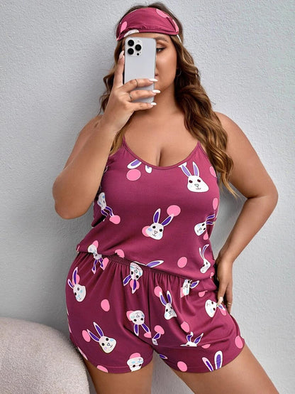Night Suit for Women - Soft Breathable Satin Fabric Stylish Shorts for Woman, Cute Printed Nightwear Western Co ord Set Sleepwear, Lounge Wear for Every Night