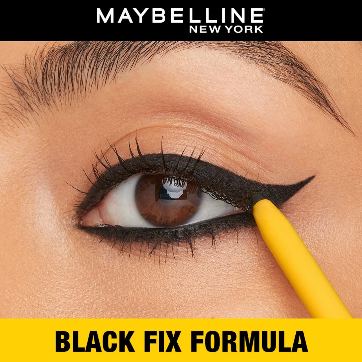 Maybelline New York Intense Colour Colossal Kajal, Black, Matte Finish, Stay Up To 24 Hours, Water-proof, Smudge Resistant, Infused With Aloe Vera & Vitamin C and Vitamin E | 0.35g