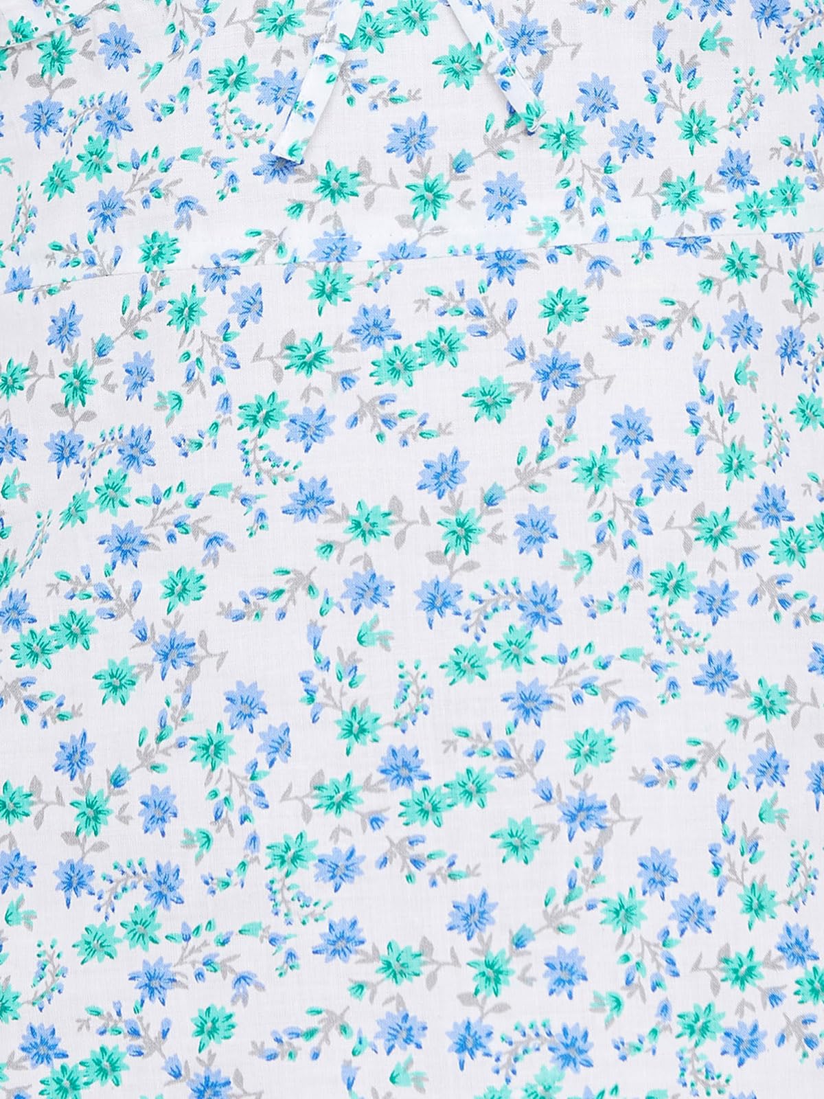 Clovia Women's Cotton Pretty Florals Short Night Dress
