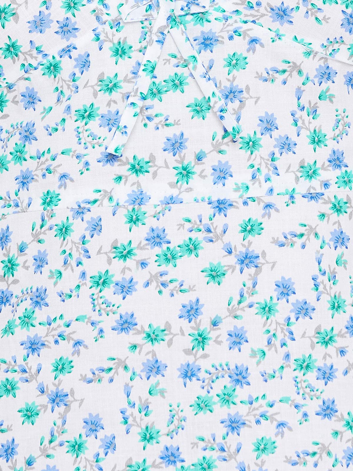 Clovia Women's Cotton Pretty Florals Short Night Dress