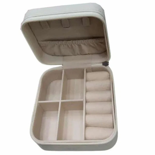 Rectangle Peach Leather Jewellery Box, For Gifting